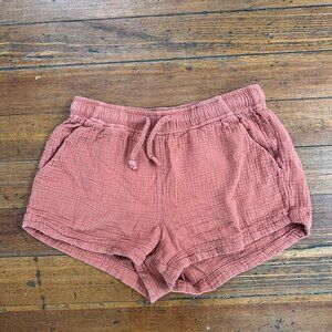 YOUNG, FABULOUS & BROKE YFB Women's Shorts Size Small Color Orange Summer shorts